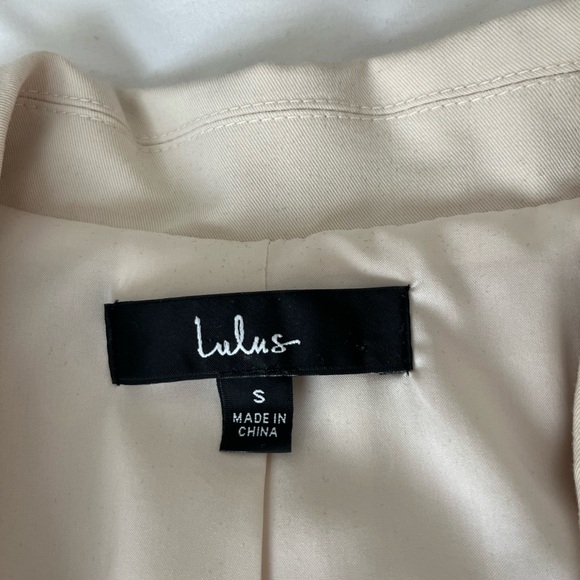Lulu's Cream Short Sleeve Pantsuit - Picture 6 of 6